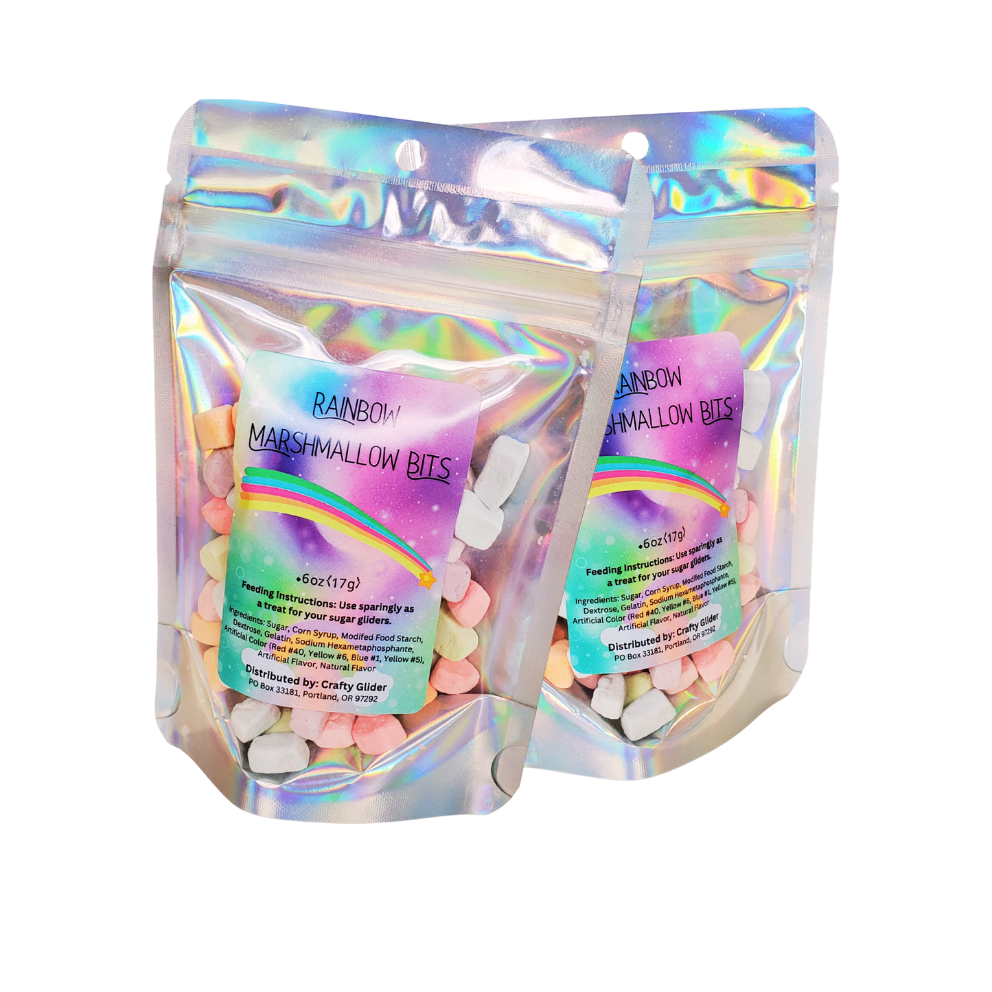 Rainbow Marshmallow Bits