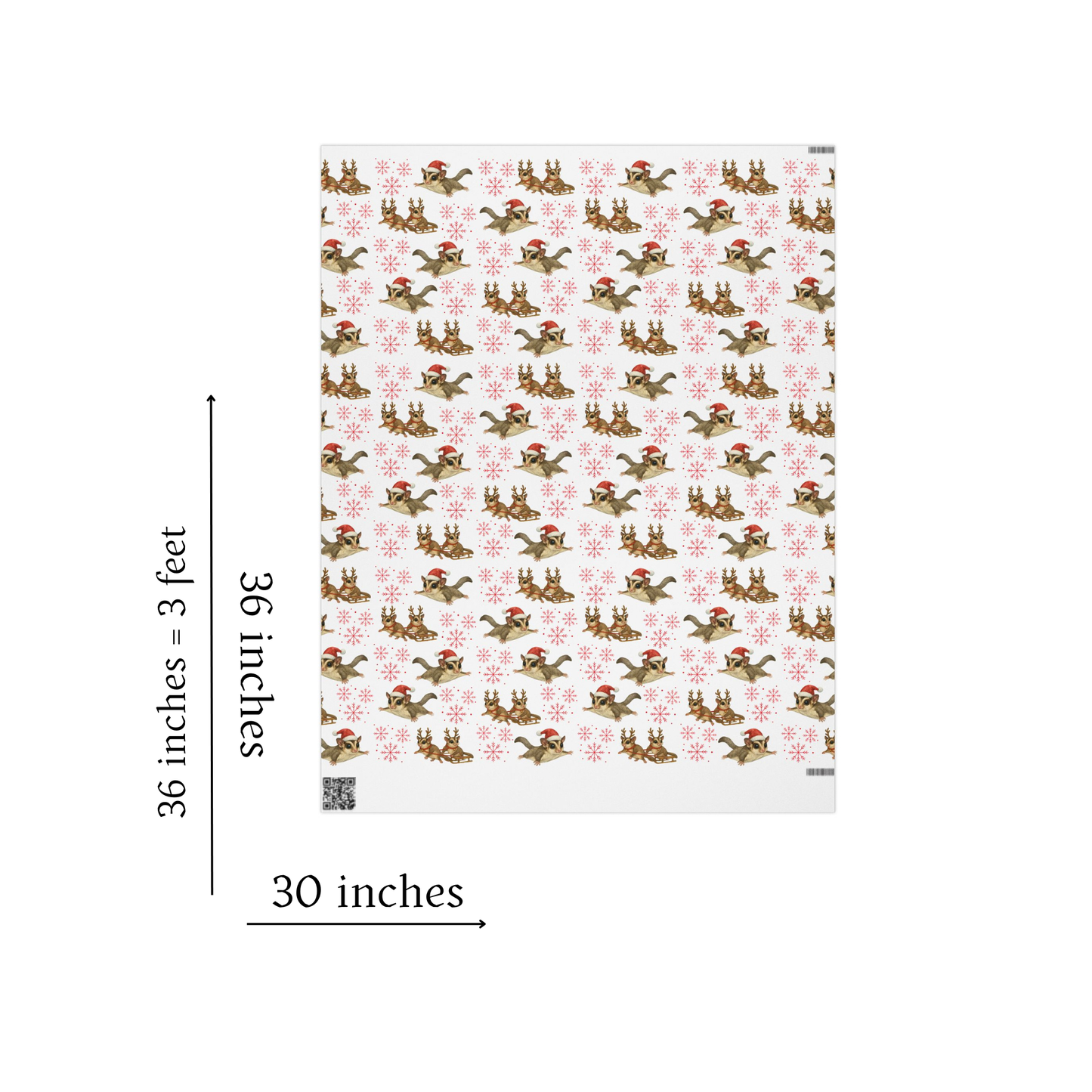 Sugar Glider Christmas Wrapping Paper