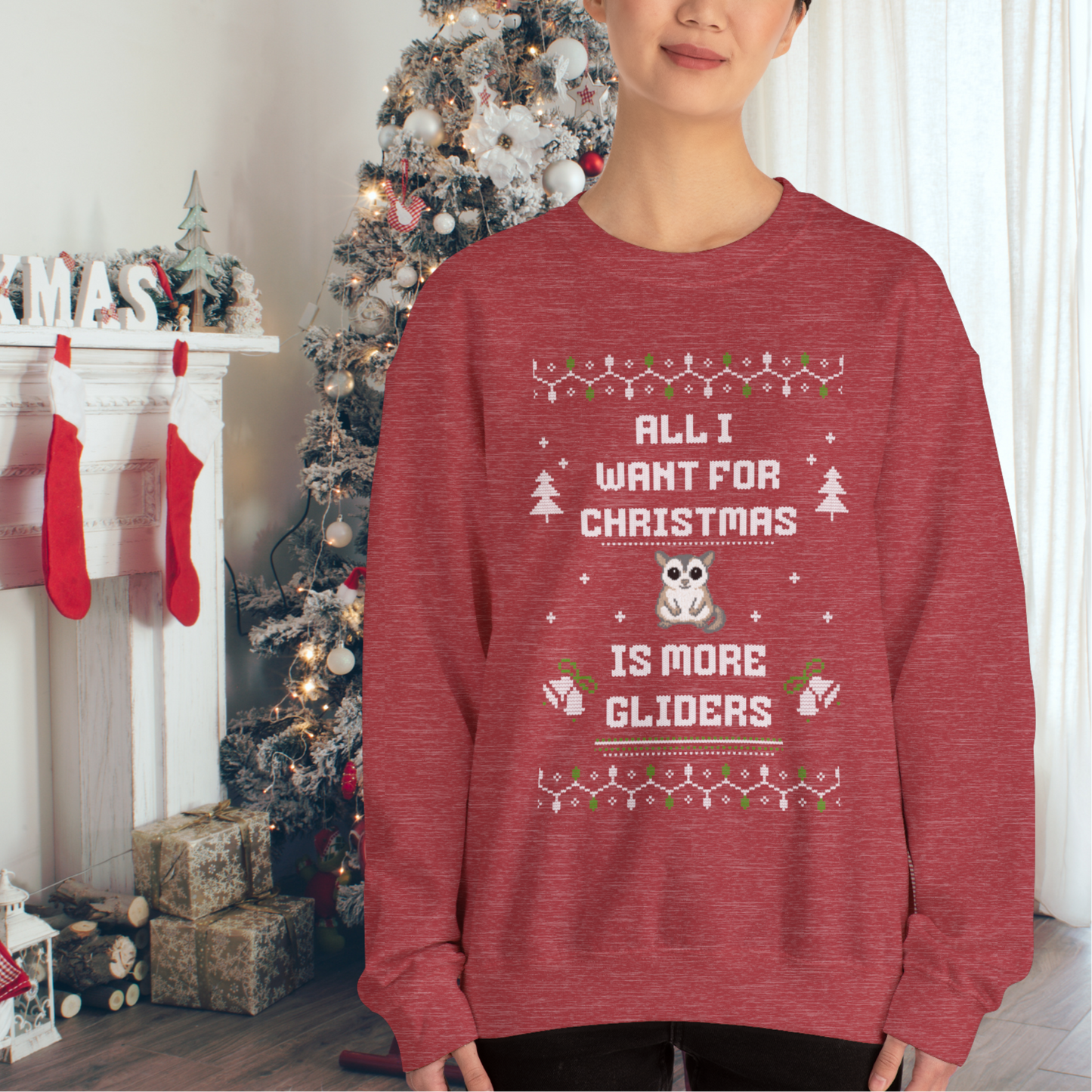 All I Want for Christmas Is More Gliders – Sugar Glider Christmas Sweater