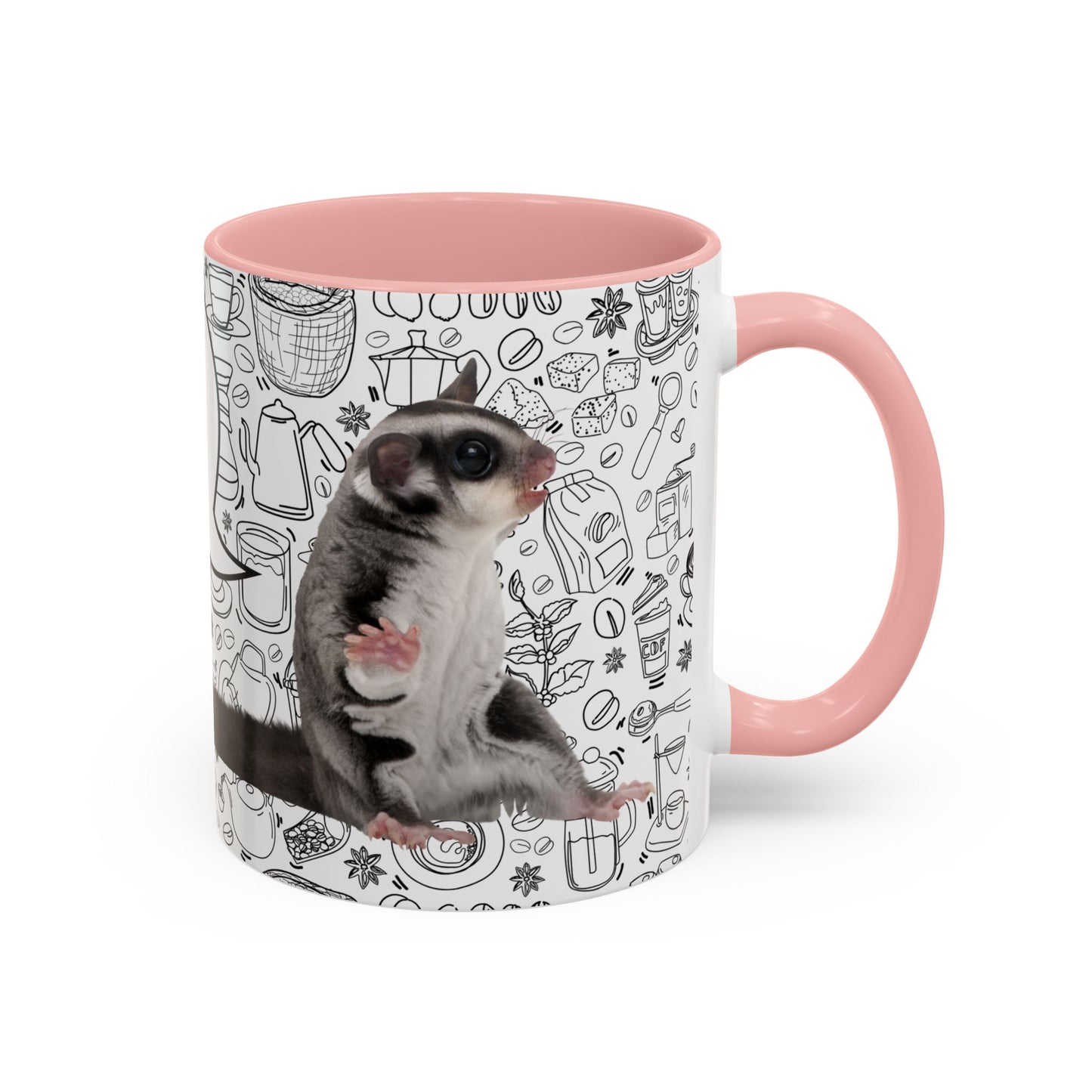 “I’m Crabby Before I’ve Had My Coffee!” Sugar Glider Mug (11oz + 15oz)