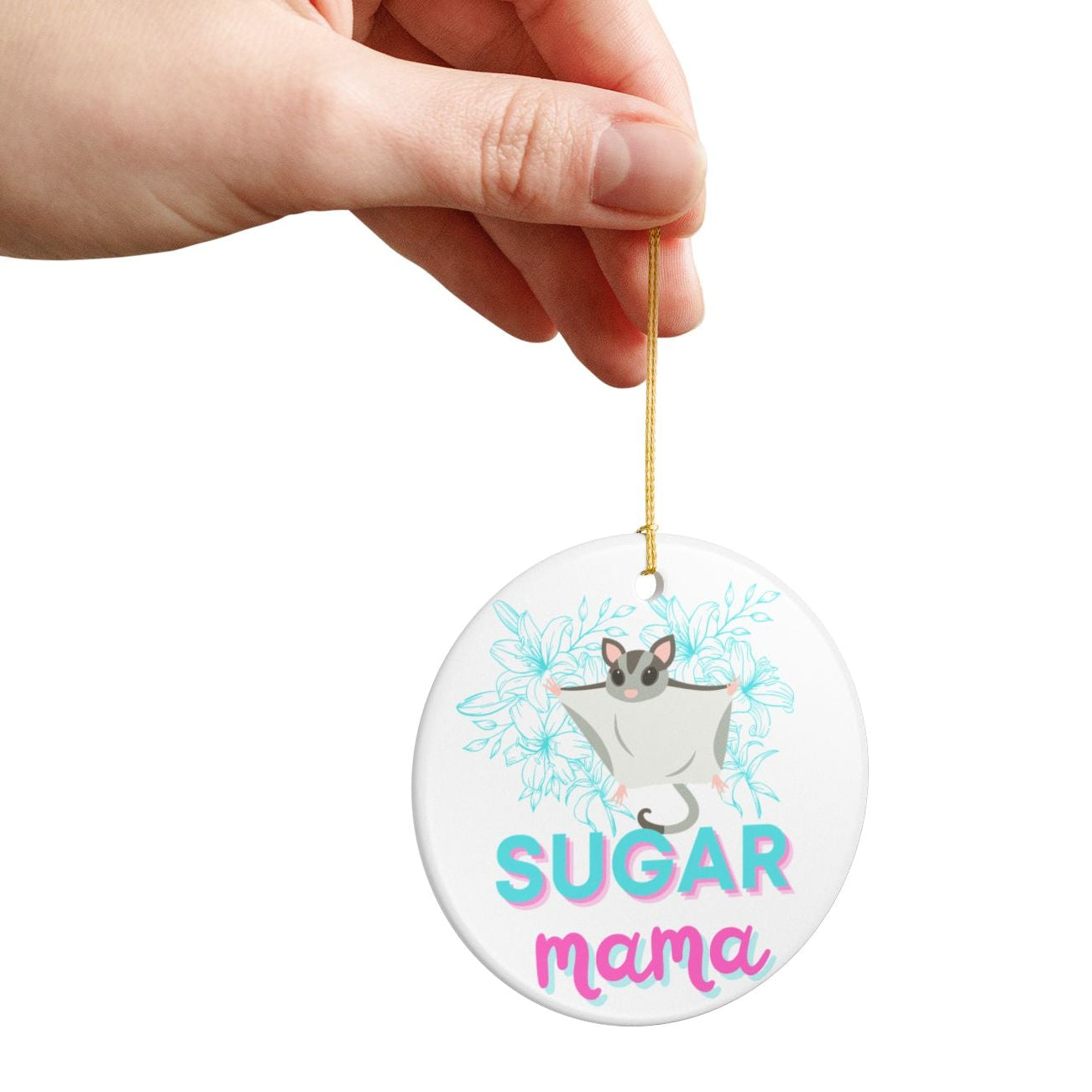 Sugar Mama Sugar Glider Ceramic Ornament
