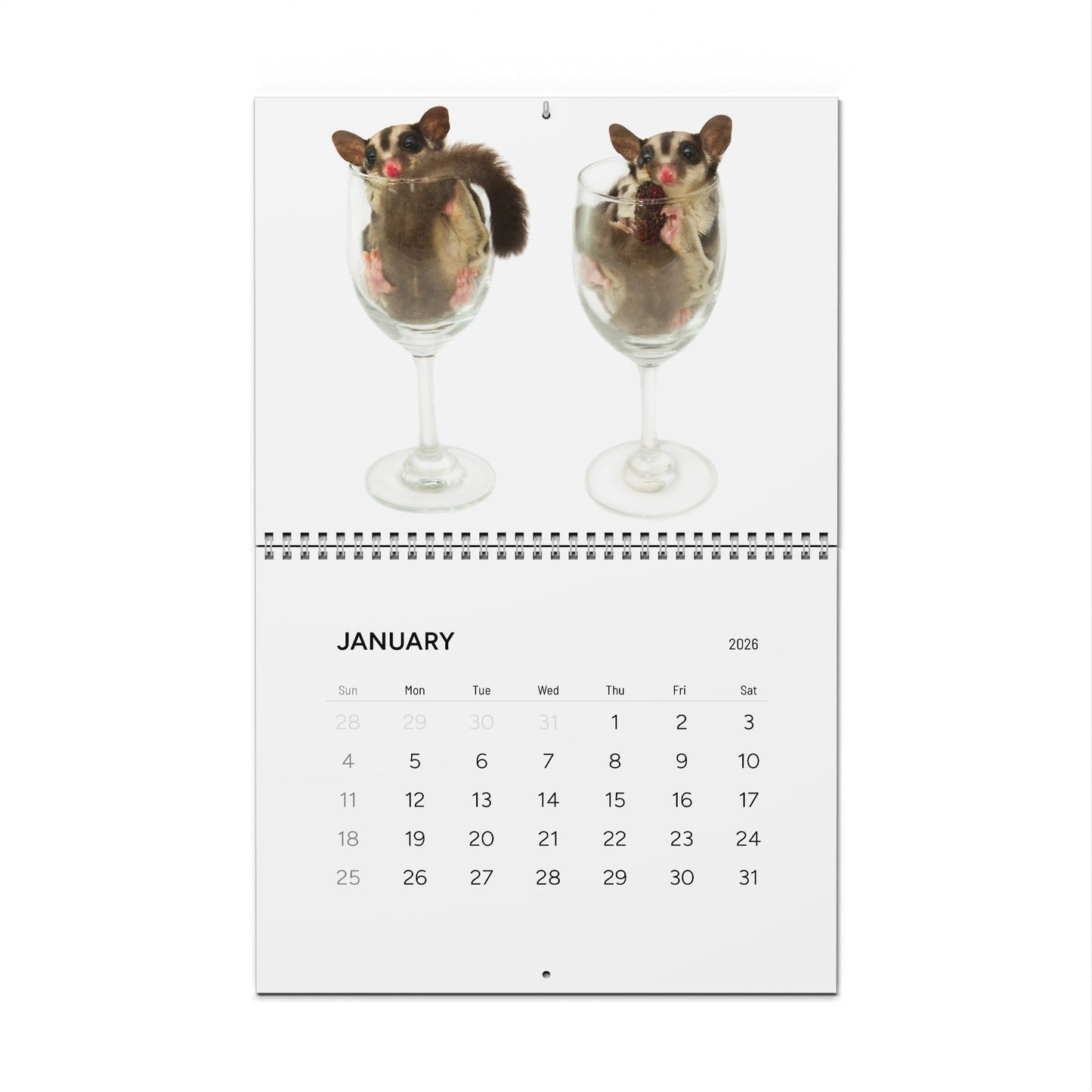 2026 Crafty Glider Calendar