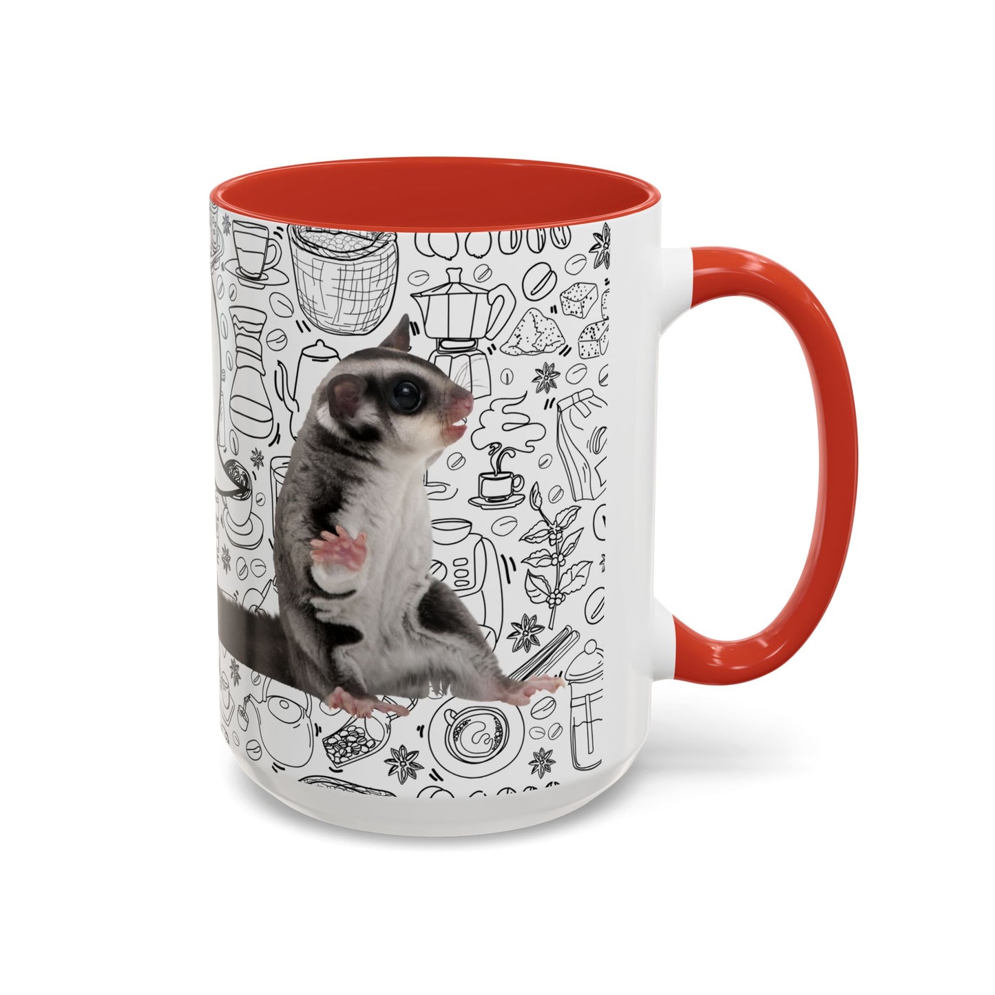 “I’m Crabby Before I’ve Had My Coffee!” Sugar Glider Mug (11oz + 15oz)