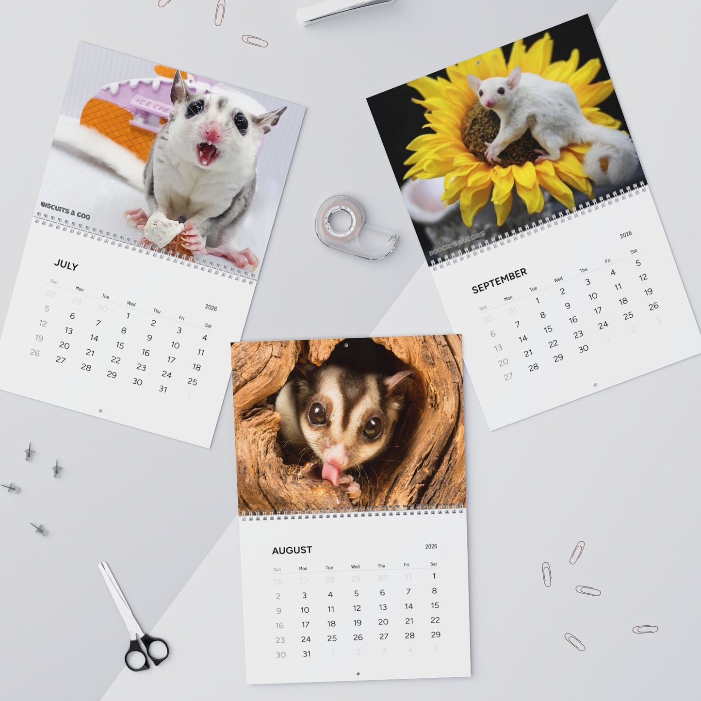 2026 Crafty Glider Calendar