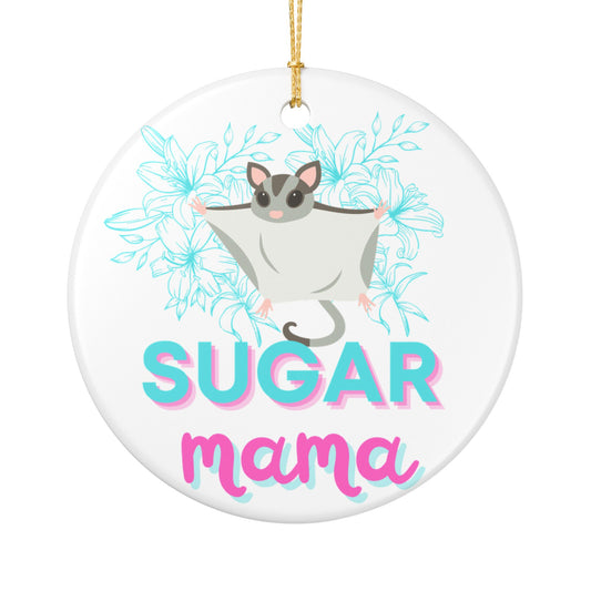 Sugar Mama Sugar Glider Ceramic Ornament