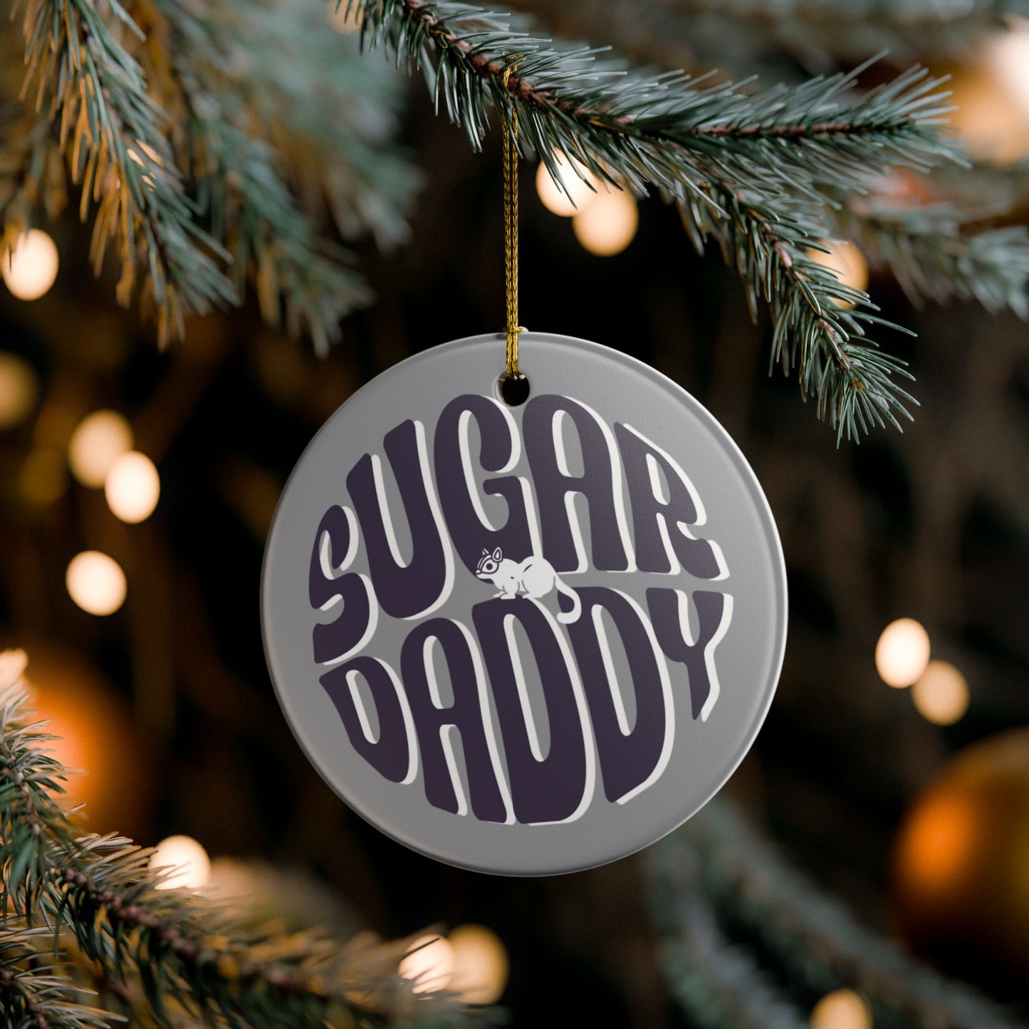 Sugar Daddy Ceramic Ornament