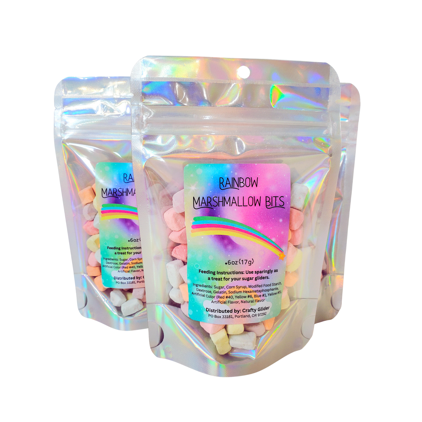 Rainbow Marshmallow Bits