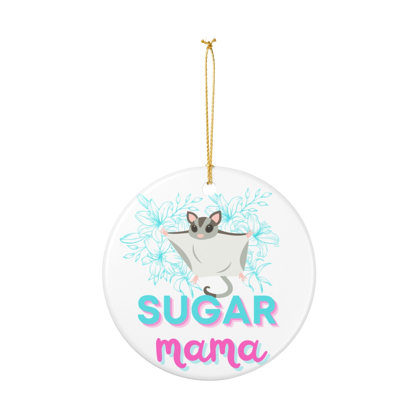 Sugar Mama Sugar Glider Ceramic Ornament