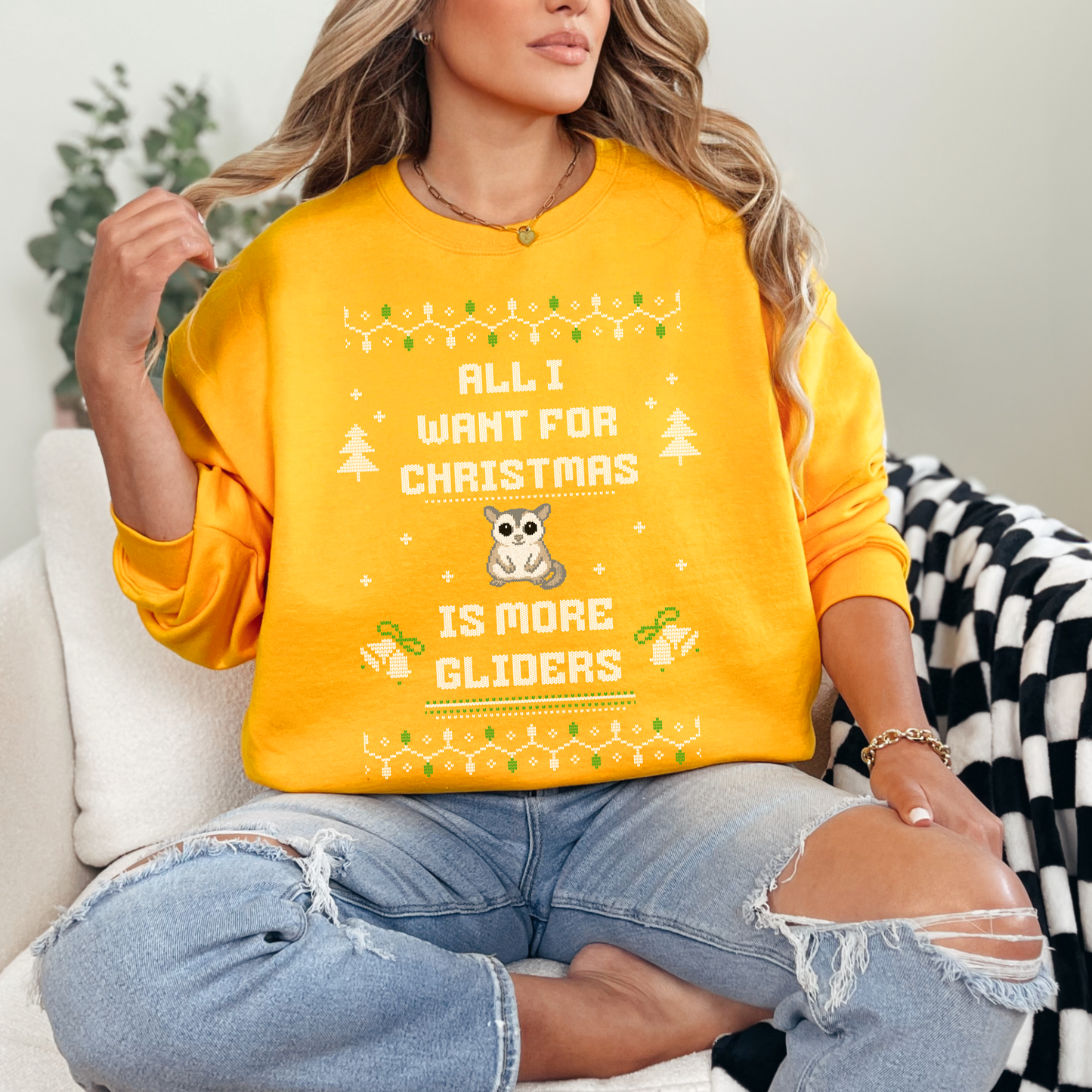 All I Want for Christmas Is More Gliders – Sugar Glider Christmas Sweater
