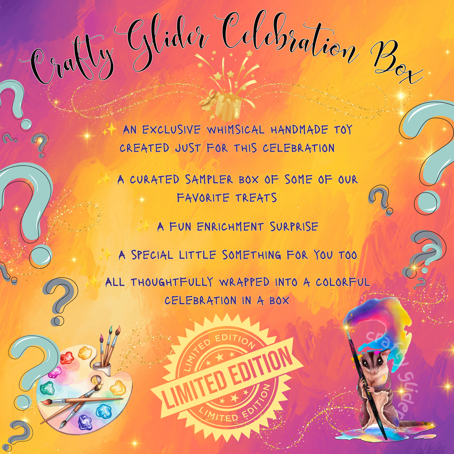 LIMITED EDITION Crafty Glider Anniversary Celebration Box