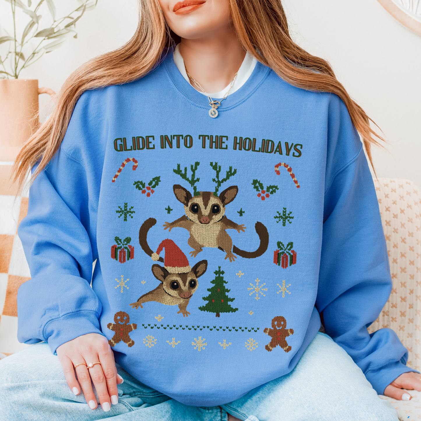 Glide Into the Holidays – Sugar Glider Christmas Sweater
