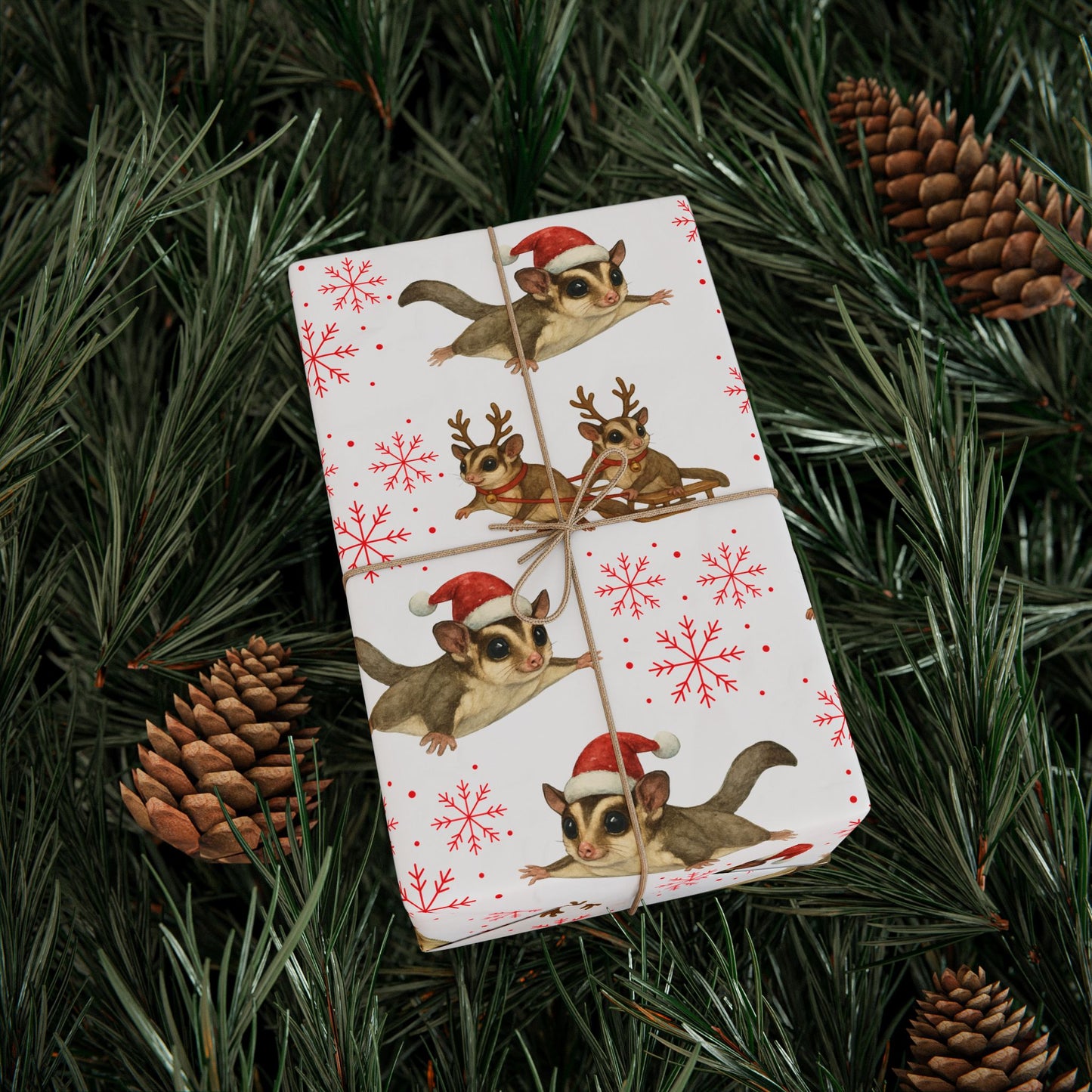 Sugar Glider Christmas Wrapping Paper